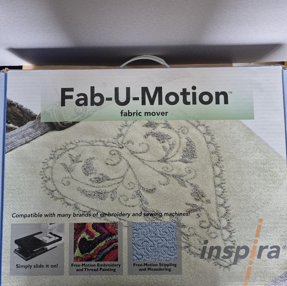 Sewing -Embroidery - Quilting - Fab-U-Motion Fabric Mover - Inspira